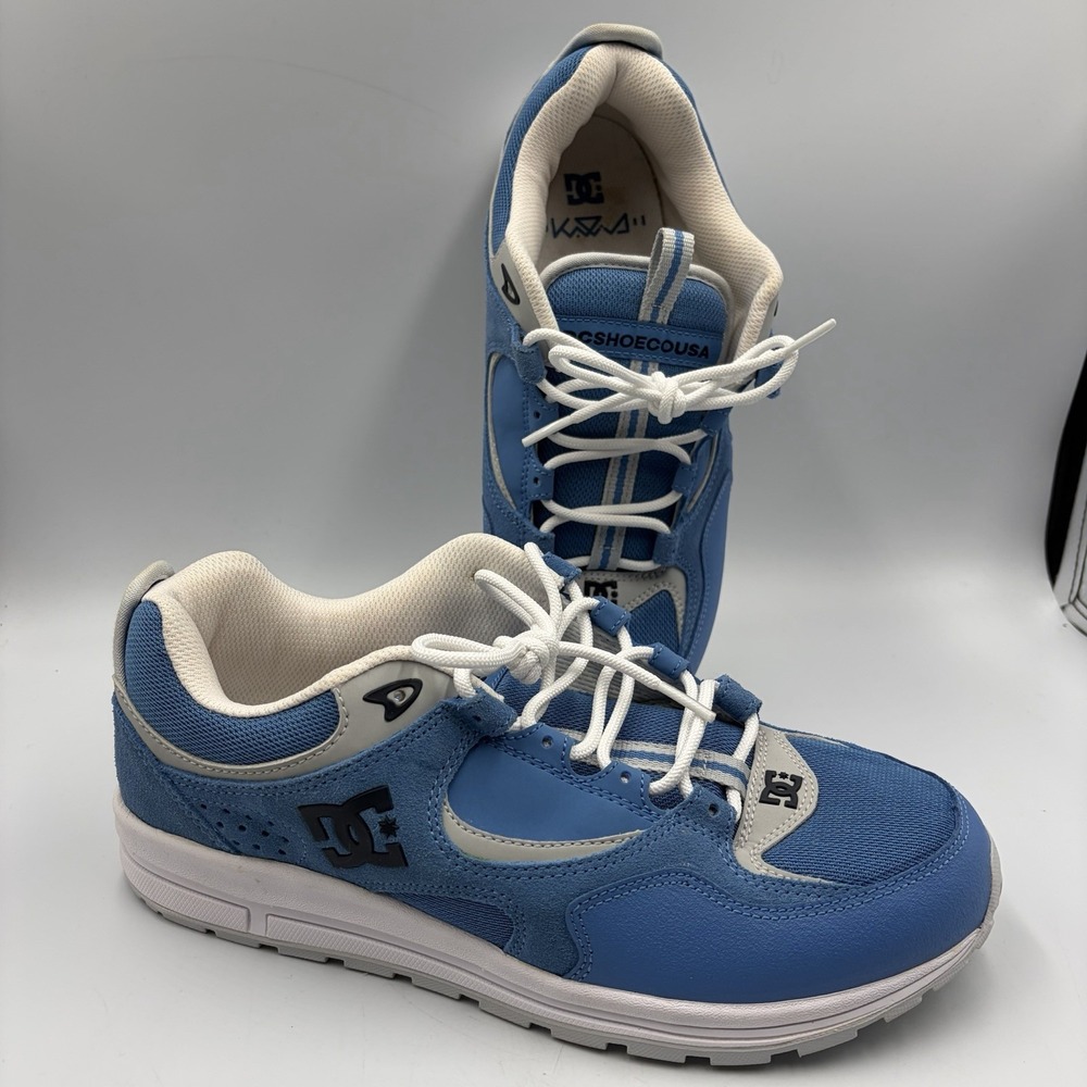 DC Shoes Josh Kalis OG Skateboarding‎ Shoes Men's Size 11 Light Blue/Grey/White